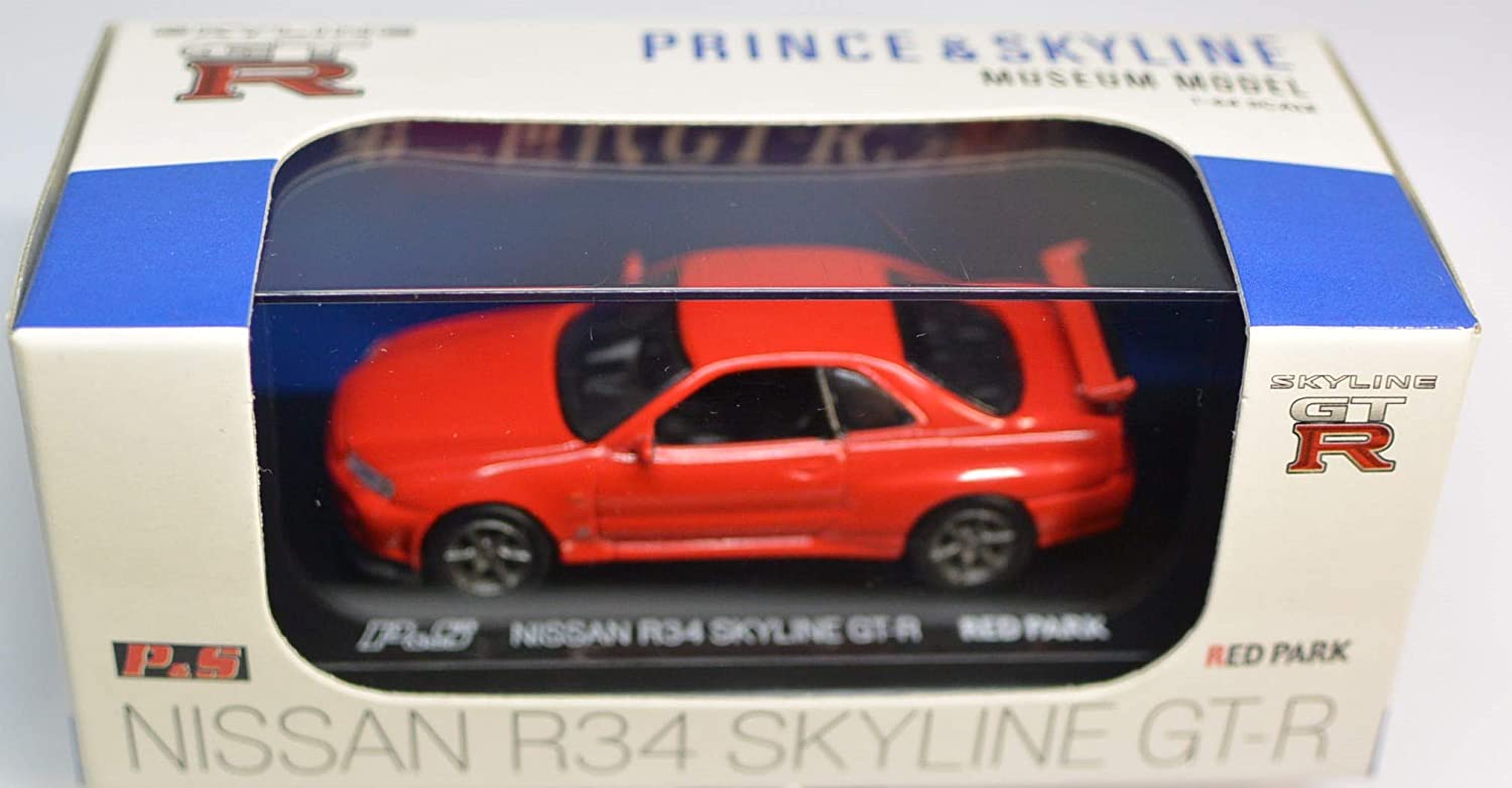 【新品】京商 1/64 beadscollection P S ニッサン R34 スカイライン GT-R レッド RED PAR 240001023005