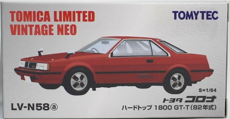 【新品】トミカリミテッドヴィンテージ TLV-N58a トヨタコロナ1800GT-T (赤) 240001007465