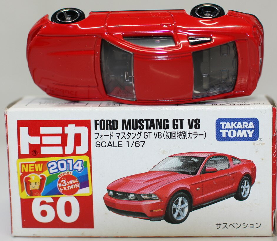 USED トミカ No.60 フォード マスタング GT V8 箱 *初回特別カラー 240001024676