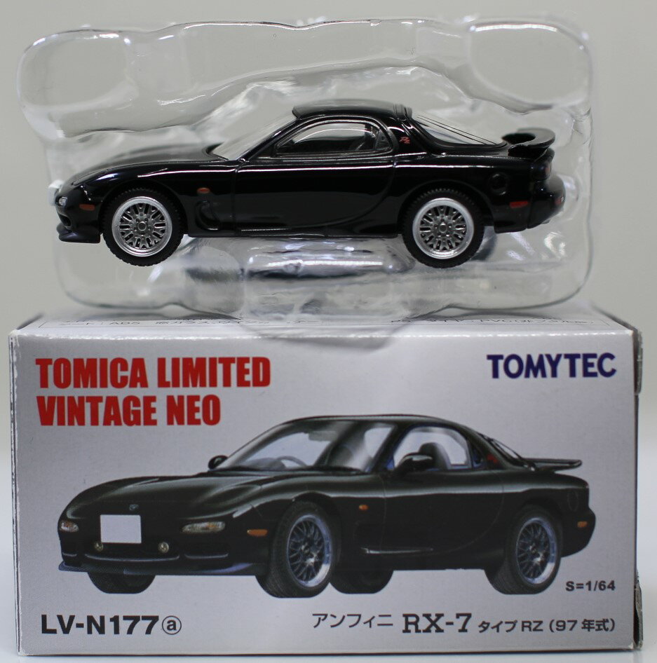 USED トミカリミテッドヴィンテージ ネオ 1/64 TLV-N177a アンフィニRX-7 タイプRZ 黒 RZ用内装パーツ 2人乗 240001025044