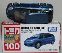 USED トミカ 100 Honda フィットシャトル 新車シール 240001026692