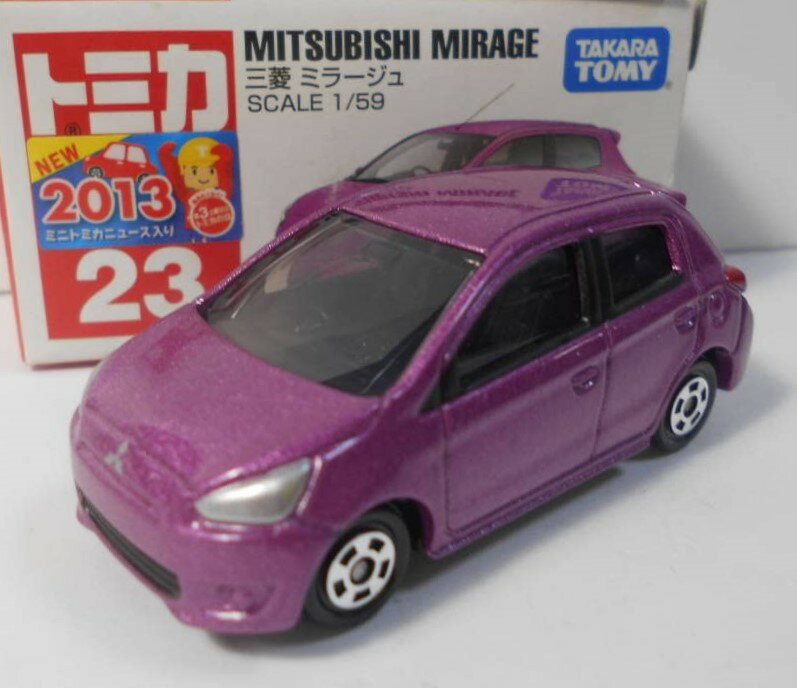 Rakuten - 新品　トミカ 　23 三菱 ミラージュ 新車シール 240001013453