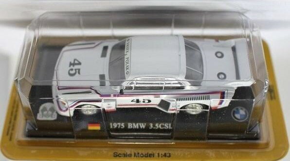 【新品】デル プラド カーコレクション 1/43 1975 BMW 3.5CSL 240001015384