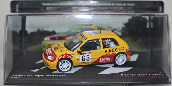 新品 1/43 デアゴスティーニ ラリーカーコレクション シトロエン Saxo S1600 2002 240001026754