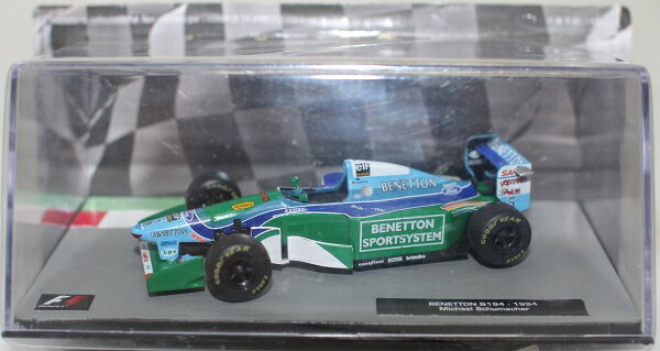 新品 1/43　デアゴスティーニ 　F1コレクション　ベネトン　B194（1994）　ミハエル・シューマッハ 240001026793