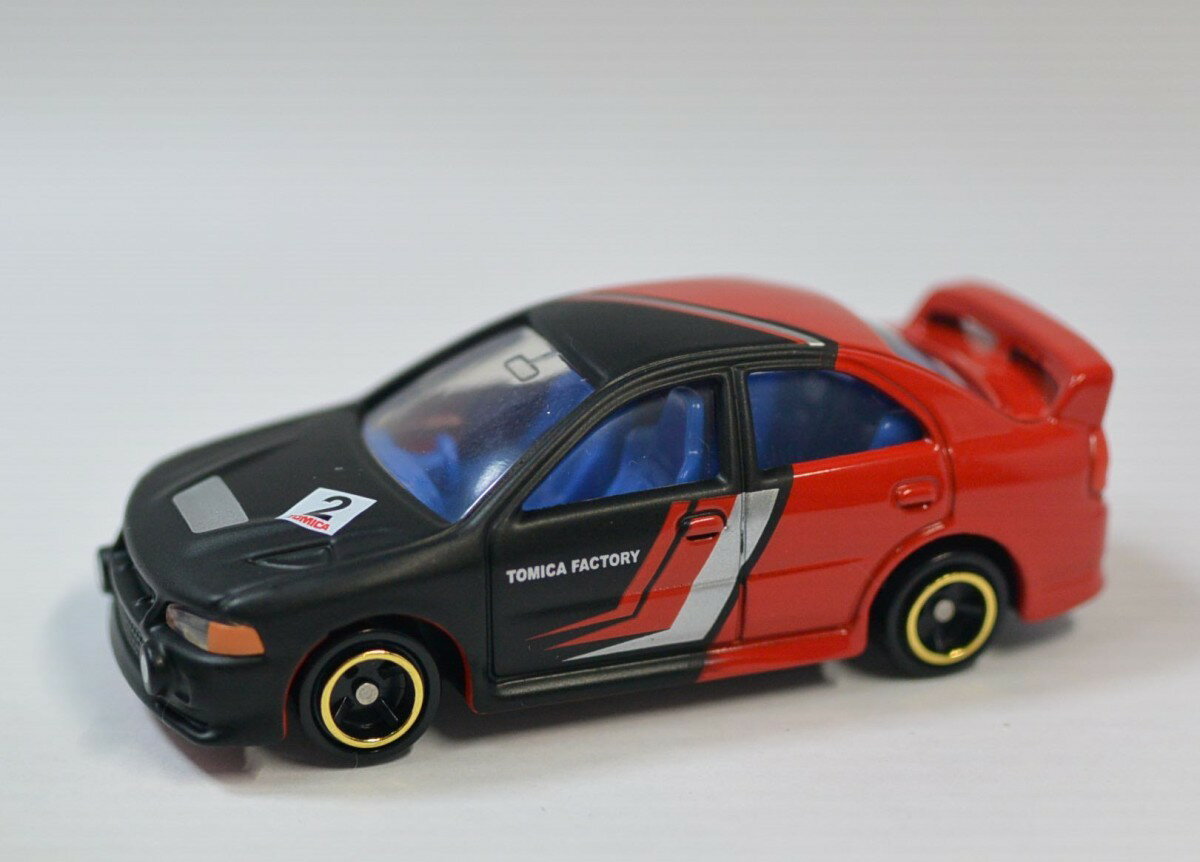 Rakuten - USED トミカ 第19弾　組み立て工場　　三菱　ランサーエボリューシ　赤/青シート 240001000567