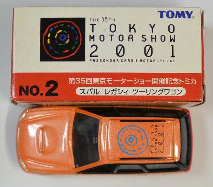 USED トミカ　第35回東京モーターショー開催記念トミカ　No.2　レガシィツーリングワゴン　2001 240001000608