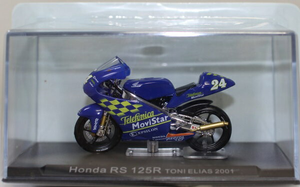 新品 1/24 チャンピオンバイクコレクション ホンダ RS 125R TONI ELIAS 2001 240001027701