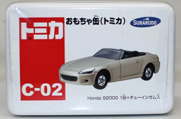 Rakuten - USED 未開封　トミカ　おもちゃ缶　C-02　ホンダ　S2000　ゴールド※ガムは賞味期限切れ※ 240001028289