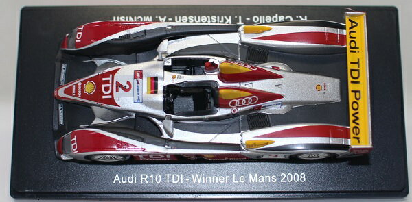 Rakuten - USED アシェット 1/43 ル・マン 24時間 レース カーコレク　アウディR10 TDI　Winner 2008 240001029853