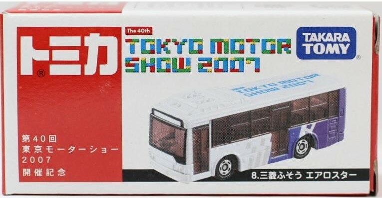 新品 トミカ第40回 東京モーターショー 2007 開催記念トミカ8.三菱ふそう エアロスター 240001003859