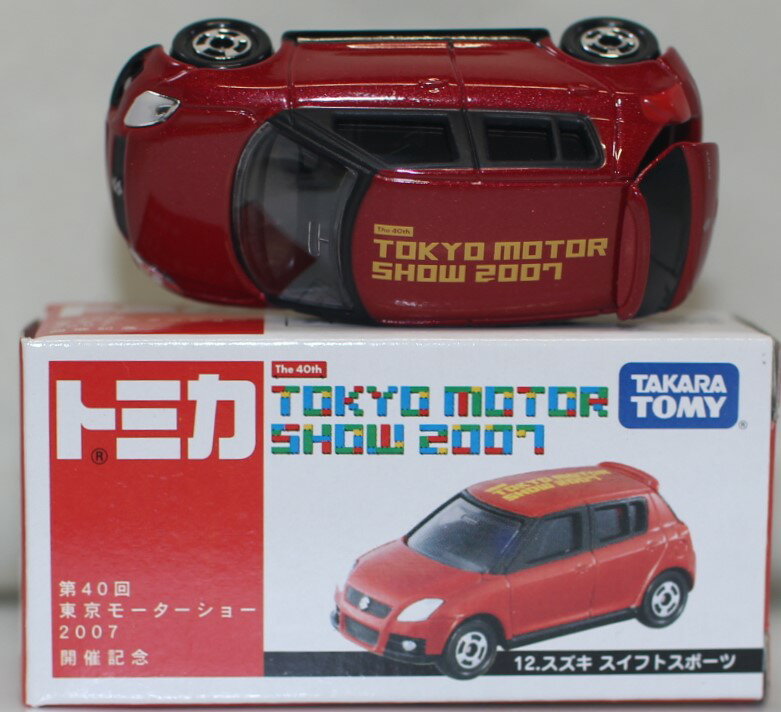 USED トミカ第40回 東京モーターショー 2007 開催記念トミカ12.スズキ スイフトスポーツ 240001030160