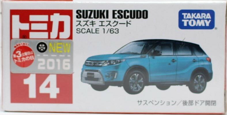 新品　トミカ 14 スズキ エスクード 新車シール 240001009587