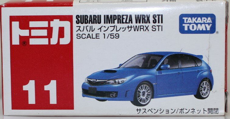 Rakuten - 新品 セロハンテープ封印 トミカ 11 スバル インプレッサWRX STI 240001031925