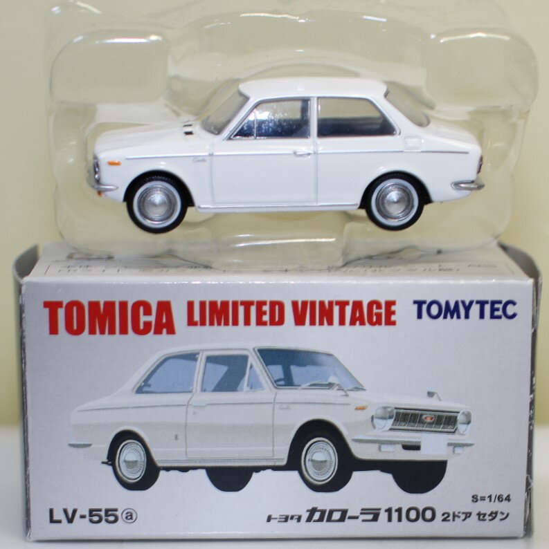 Hot Wheels - USED トミカリミテッドヴィンテージ LV-55a トヨタカローラ 1100 2ドアセダン(白) 240001033346