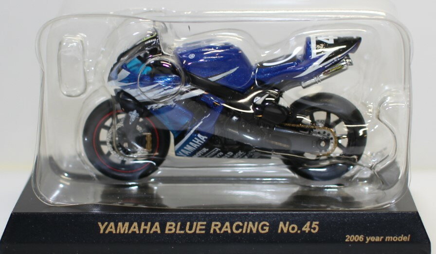 USED 1/32 KYOSHO Suzuka 8 Hours 2006 YAMAHA YZF-R1 BLUE RACING No.45 Colin Edwards 61mm 240001034230