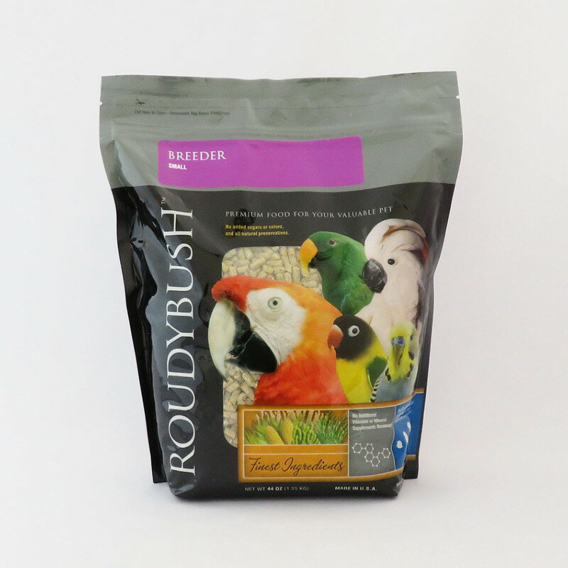 ラウディブッシュ ブリーダー [スモール] (アルファルファ入り) 44oz(1.25kg)