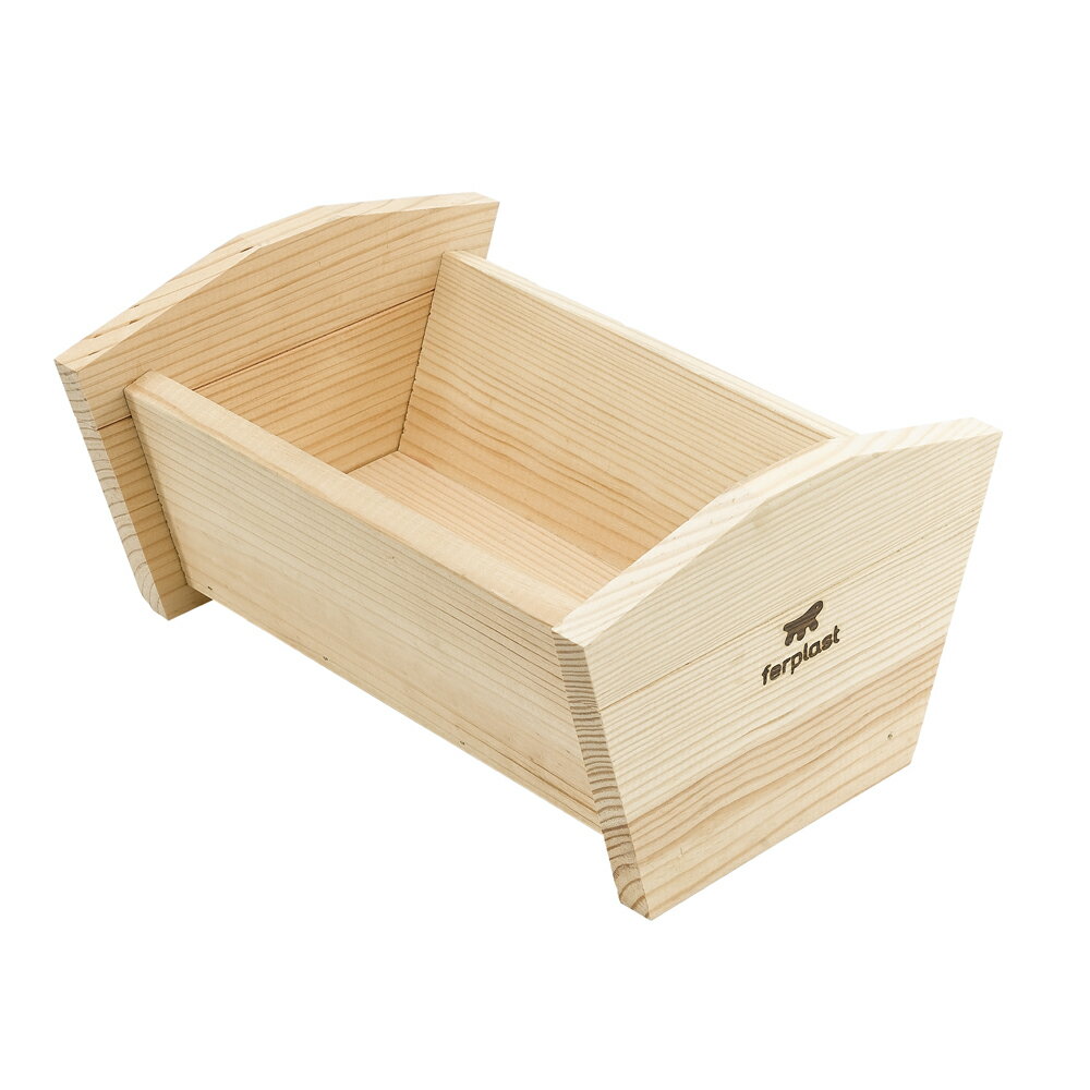 樂天商城 - イタリアferplast社製 SIN 4658 モルモット 小動物 木製 家 ベッド WODDEN BEDS