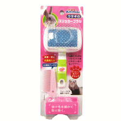 ミニアニマン ウサギのスリッカーブラシ