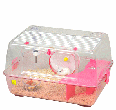 三晃（サンコー） ルーミィ ピンク （ハムスター飼育ケージ） 2
