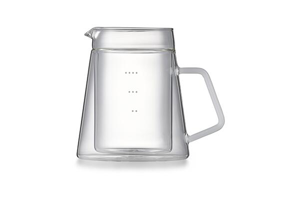 メリタ(Melitta) プレミアムサーバー MJ625DW MJ-625 送料無料 純正品 正規品 おしゃれ 本格 コーヒーサーバー ガラス グラスポット オールガラス レンジOK 電子レンジ対応 食洗器対応 食器洗い乾燥機OK 真空二重構造 ダブルウォール ハンドドリップ器具 625ml