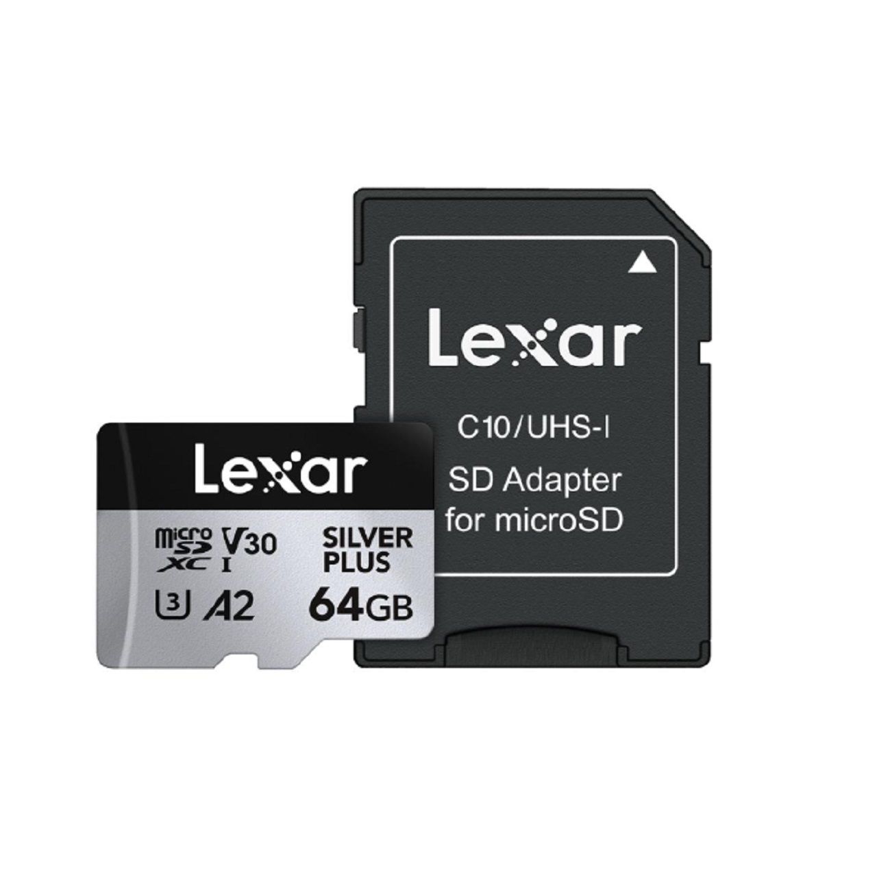 Lexar microSD silverplus 64GB LMSSIPL06 正規品 LMSSIPL064G-BNANJ 4895217908623 レキサー 国内正規品 SDカード 高耐久 高速転送 高画質