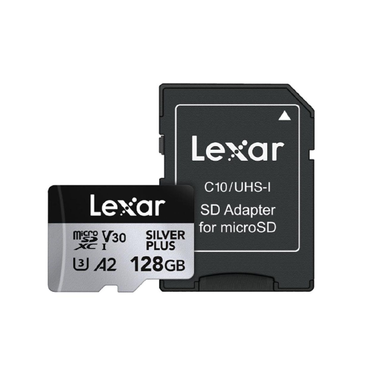 Rakuten - Lexar microSD silverplus 128GB LMSSIPL12 正規品 LMSSIPL128G-BNANJ 4895217908630 レキサー 国内正規品 SDカード 高耐久 高速転送 高画質
