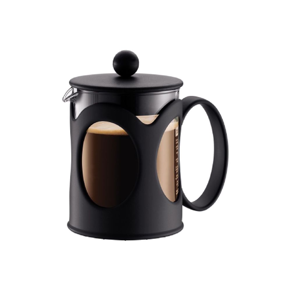 Coffee Machine - bodum ボダム ケニヤ フレンチプレス 500ml ブラック 1068301 正規品 コーヒー 抽出 KENYA フレンチプレスコーヒーメーカー 0.5L/17oz 10683-01