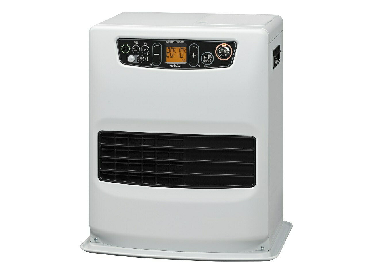 [正規品]トヨトミ 石油ファンヒーター 人感センサー ホワイト LCS33PW 日本製 LC-S33P（W）木造 9畳 コンクリート 12畳 石油暖房 石油 灯油 ヒーター ストーブ 温風 ファンヒーター 人感センサー エコモード 消臭 シンプル TOYOTOMI