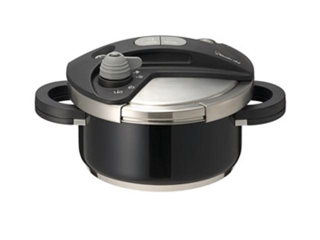 ワンダーシェフ Wonder chef オ ースプラス ブラック 両手圧力鍋 3. 5L 670014　2〜3人向け サイズ 670014||||