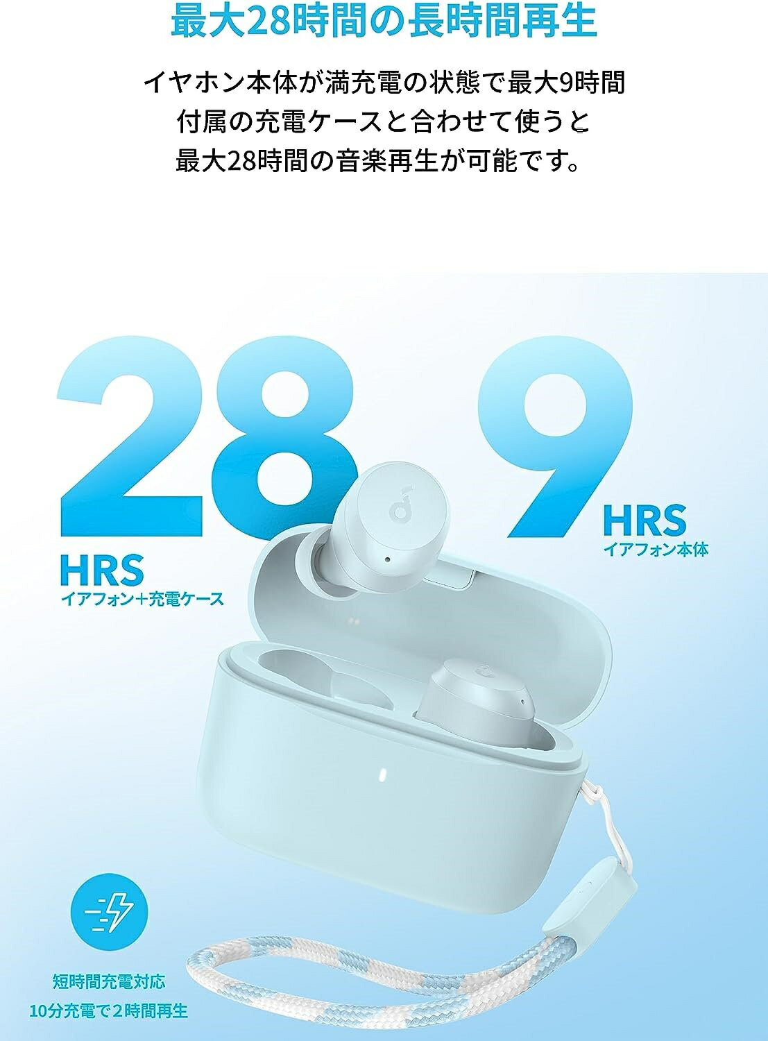 [在庫処分] アンカー 完全ワイヤレスイヤホン...の紹介画像3