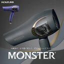 【2023年新商品】コイズミ ダブルファンドライヤー MONSTER モンスター KHDW810 ドライヤー ヘアドライヤー 大風量 速乾 マイナスイオン 1300W 家電 おすすめ 人気 KOIZUMI 強風 強風圧 早く乾く 速く乾く ドライアー ノズルレス おしゃれ 人気 TV 正規品 純正 プレゼント