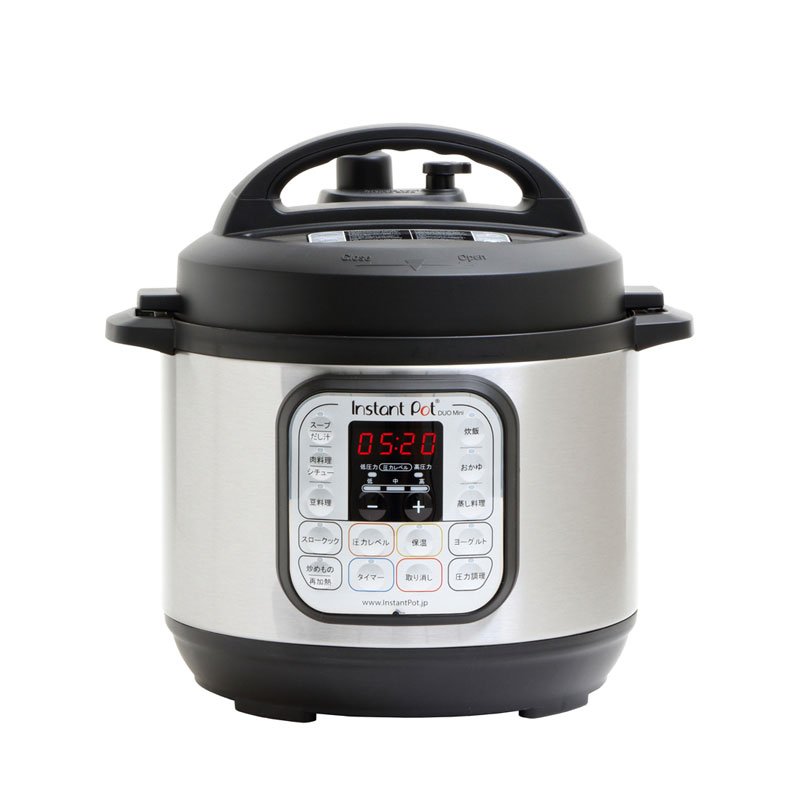 スロークッカー 電気圧力鍋 instantpot インスタントポット デュオミニ 3L ISP1001 | 圧力式 電気鍋 スロークッカー ヨーグルトメーカー レシピ付 炊飯器