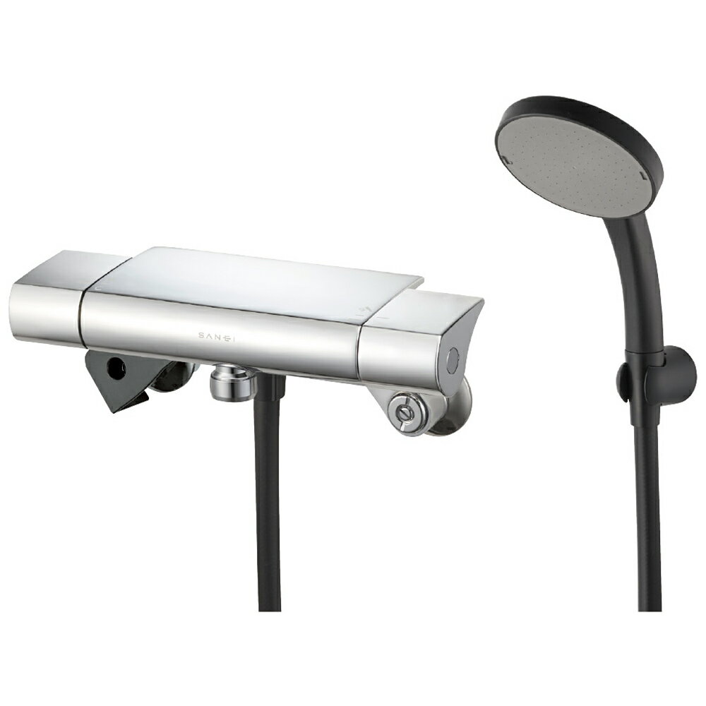 【訳あり特価(外装汚れ)】SANEI 三栄水栓 サーモシャワー混合栓 SK18502-13 シャワーヘッド付き 正規品 SK1850213 浴室用 風呂用 水栓金具 シャワー付き 日本製 国産 送料無料 特価 在庫処分 在庫限り