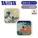 【正規品】タニタ アナログ温湿度計 浮世絵デザイン TT-587 | 葛飾北斎 TT587 富嶽三十六景 赤富士 神奈川沖浪裏 凱風快晴 温度計 湿度計 掛け ...