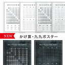 アートポスター 【 かけ算・ゴロ合わせ無し】 九九 表 ポスター A2 おしゃれ シンプル 黒板 グレー 算数 計算 かず 数の理解 英語 小学生 小2 子供 子ども 算数 学習ポスター 知育教材 掛け算 インテリア 無印良品 子供部屋 リビング 学習 勉強 トイレ ミニマルマップ