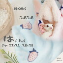 【すぐ届く】 ハンモック モモンガ いちご柄 デグー ハウス フアフア 爪引っ掛かりにくい 冬 寒さ対策 小動物 モコモコ 寝床 ラット リス デグー ハンモッ...