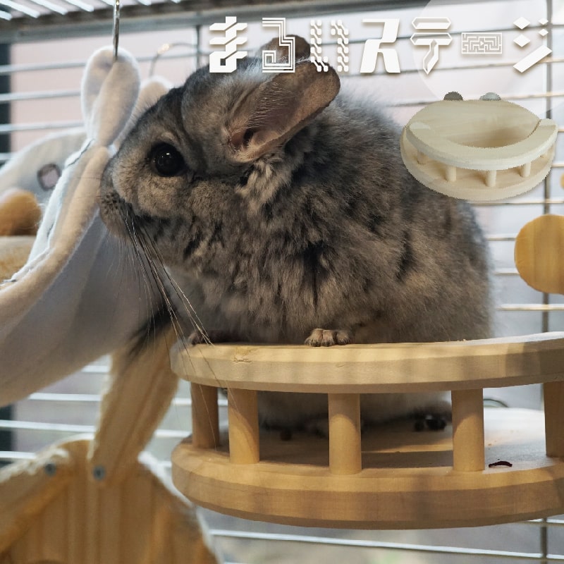【すぐ届く】 チンチラ ケージ 木製 齧れる かじり木 レイアウト かわいい ケージ ゲージ 部屋んぼ 用品 木 ポプラの木 チンチラ デグー インコ リス モモンガ 小動物 【本州宅急便送料無料】のサムネイル
