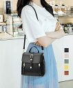 【50%OFFクーポンで,2745円】リュックサック PUレザー 3way ショルダーバッグ お洒落 スクエアバッグ 大人可愛い バックパック 通勤通学 カジュアル 肩掛けバッグ 韓国ファッション miniministore 77JIAC-002(4)
