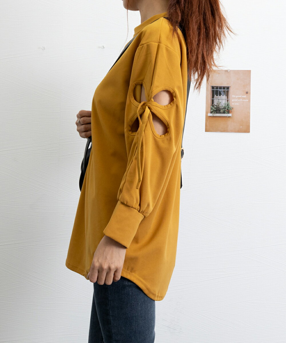 【最大50%OFFクーポンで,1545円】Tシャツカットソー ゆったりトップス レディース 体型カバー ロングTシャツ クルーネック 春秋 カジュアル プルオーバー 無地 大人可愛い ロンティー miniministore 77MIYAGE-001