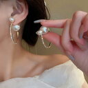 【50%OFFクーポンで,695円】フープピアス キラキラ 派手大ぶりピアス パールキャッチ 韓国アクセサリーラインストーン ビジュー 上品 大人かわいいピアス オルチャン パーティー ジュエリー miniministore 80BYU-019
