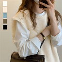 【最大50%OFFクーポンで,2245円】ニットベスト レディース ニットジレ ニットトップス 無地 編み 柔らかい 着やせ ノースリーブ お洒落 カジュアル ベーシック3色 韓国風 miniministore 99MMFZ-026