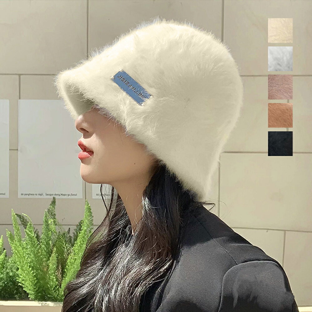 【最大50%OFFクーポンで,1495円】バケットハット レディース 暖かい 秋冬 チューリップハット 英字LOGO..