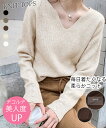 ニットトップス レディース Vネック長袖 韓国 リブニットセーター秋冬 プルオーバーニット無地 シンプルニットソーお洒落 チクチクしない ボタン飾り ニット暖かい miniministore ZHUIMR-096 ランキング受賞