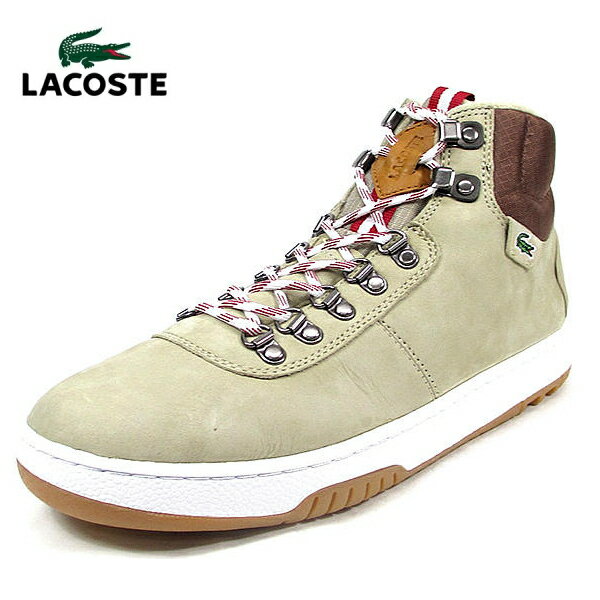 ●● ラコステ スニーカー メンズ LACOSTE AUBER （267/BRN） ラコステ オーバー 男性用 men's sneaker らこすて スニーカ