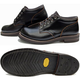 ブラザーブリッジブーツBROTHERBRIDGEBIDASSOAプレーントゥミッドカットブーツ(BLACK)BBB-A003-#700ワークブーツメンズ本革men'sboots送料無料【Recommend】