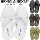 【お買い物マラソンポイントアップ5倍】 ヘンリーヘンリー クロス HENRY&HENRY CROSS ヘンリー&ヘンリー サンダル メンズ レディース ビーチサ...