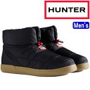 ハンター スリッポン メンズ リラックスシューズ MFF4001WWU HUNTER 正規品 MENS IN/OUT PUFFER BOOTIE イン/アウト ...