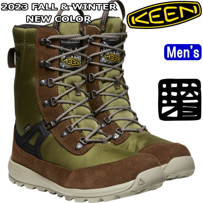 キャンプ 靴 KEEN グリーザー キーン GLIESER メンズ ブーツ カジュアル 男性用 men's boots トレッキングブーツ OUTDOOR BOOTS 雨靴 防寒ブーツ 雪 滑らない 全天候型