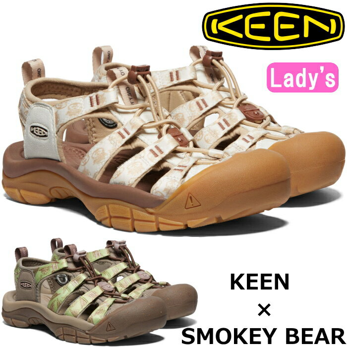 キーン ニューポート レトロ レディース KEEN NEWPORT RETRO SMOKEY BEAR スモーキーベア 正規品 スポーツサンダル アウトドア サンダル ビーチサンダル キャンプ カジュアル スリッポン タウンユース フェス スポーツ レジャー 野外 海 川 山 送料無料 2023春夏新作のサムネイル